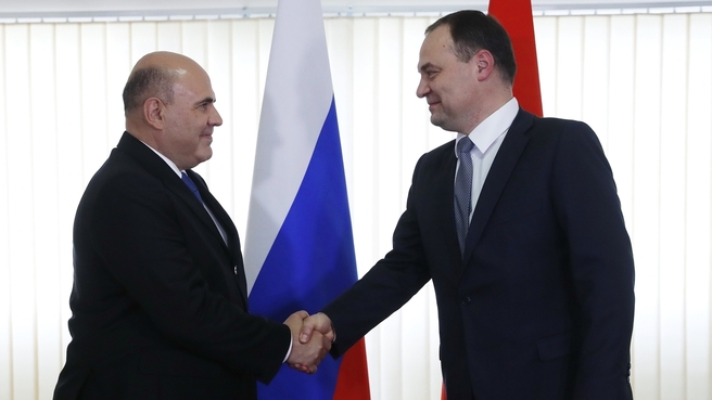 With Prime Minister of the Republic of Belarus Roman Golovchenko