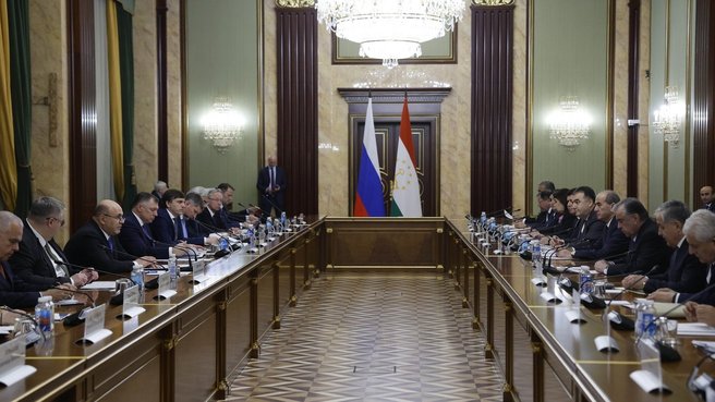 Mikhail Mishustin’s meeting with President of Tajikistan Emomali Rahmon