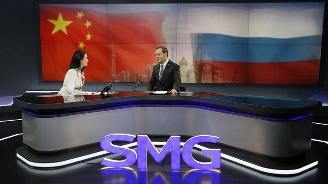 Dmitry Medvedev’s online Q&A session in Shanghai