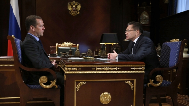 Встреча с генеральным директором государственной корпорации «Росатом» Алексеем Лихачёвым