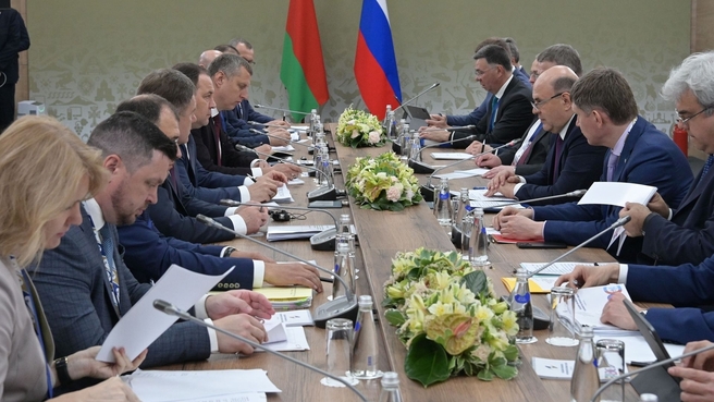 Mikhail Mishustin’s meeting with Prime Minister of Belarus Roman Golovchenko