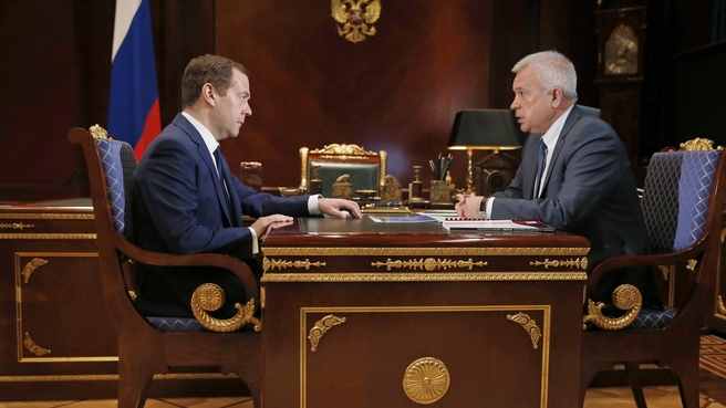 Встреча с президентом ПАО «ЛУКОЙЛ» Вагитом Алекперовым