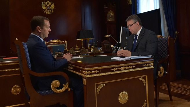 Встреча с губернатором Ставропольского края Владимиром Владимировым