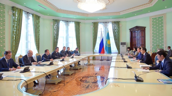Встреча с Премьер-министром Казахстана Бакытжаном Сагинтаевым