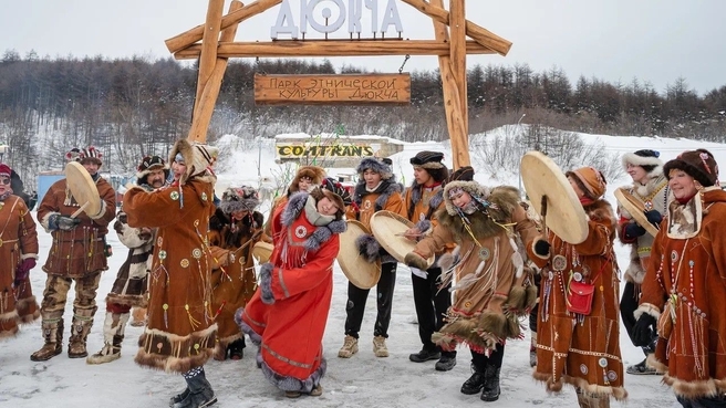 Этнический парк культуры народов Северо-Востока «Дюкча» в районе устья реки Дукча