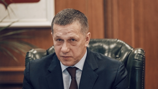Юрий Трутнев на совещании о мерах по развитию Северо-Кавказского федерального округа (в режиме видеоконференции)