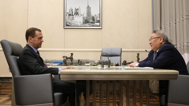 Встреча с главой Республики Саха (Якутия) Егором Борисовым