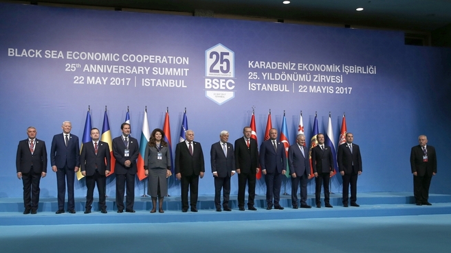 Group photo of heads of delegations from the Organisation of the Black Sea Economic Cooperation member states