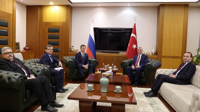 Alexander Novak chaired the 18th meeting of the Russian-Turkish Intergovernmental Commission on Trade and Economic Cooperation. With Turkish Trade Minister Ömer Bolat