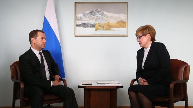 Встреча с временно исполняющей обязанности губернатора Забайкальского края Натальей Ждановой