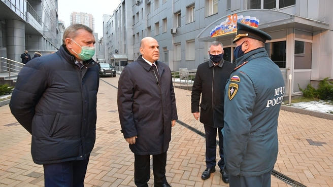 Посещение Национального центра управления в кризисных ситуациях МЧС России