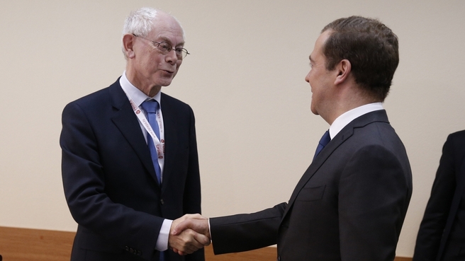 Встреча с президентом центра европейской политики Херманом Ван Ромпёем