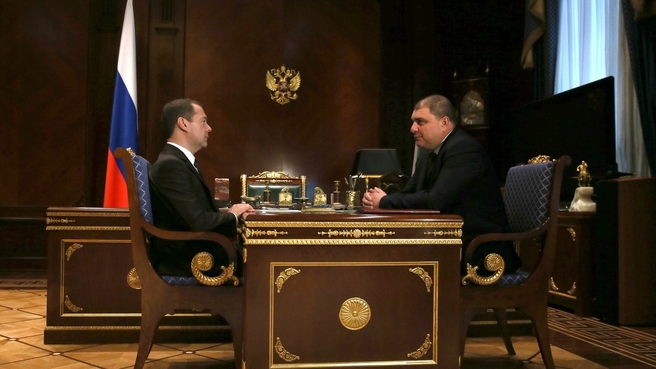 Встреча с губернатором Орловской области Вадимом Потомским