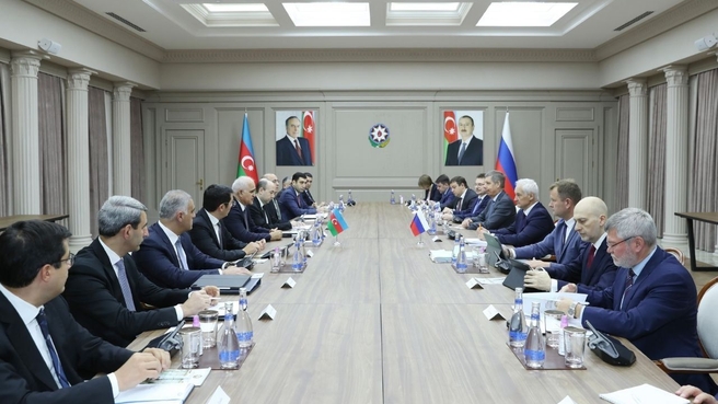 Andrei Belousov met with Deputy Prime Minister of Azerbaijan Shahin Mustafayev