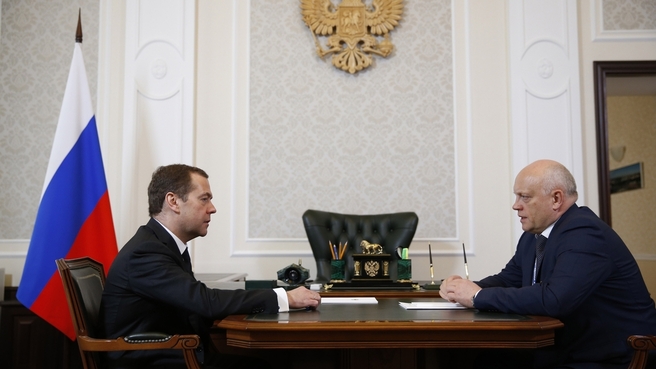 Встреча с губернатором Омской области Виктором Назаровым