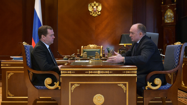 Встреча с губернатором Челябинской области Борисом Дубровским