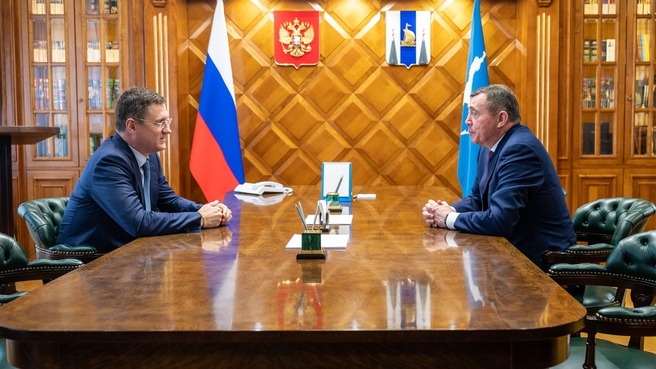 Встреча с губернатором Сахалинской области Валерием Лимаренко