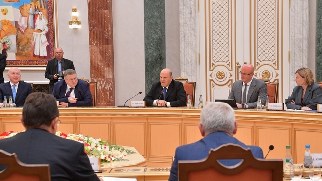 Переговоры с Премьер-министром Республики Беларусь Романом Головченко
