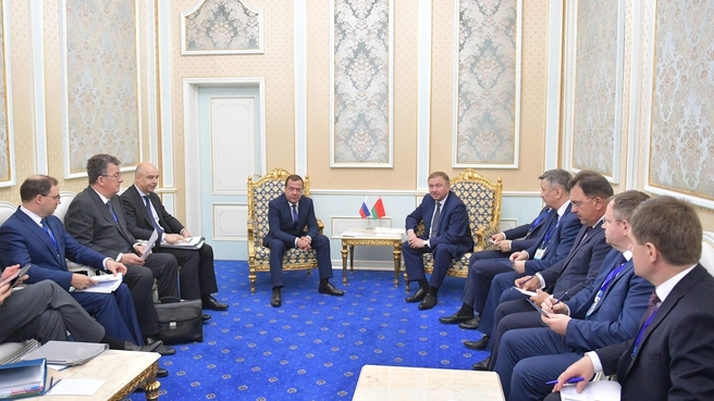 Встреча с Премьер-министром Белоруссии Андреем Кобяковым