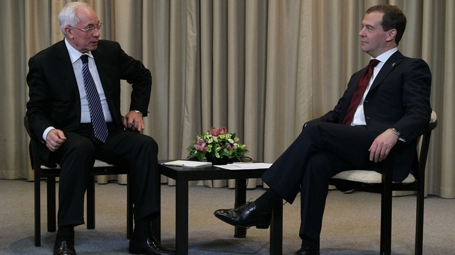Встреча с Премьер-министром Украины Николаем Азаровым