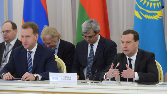 Первое заседание Евразийского межправительственного совета