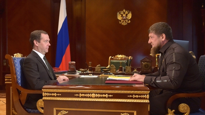 Встреча с главой Чеченской Республики Рамзаном Кадыровым