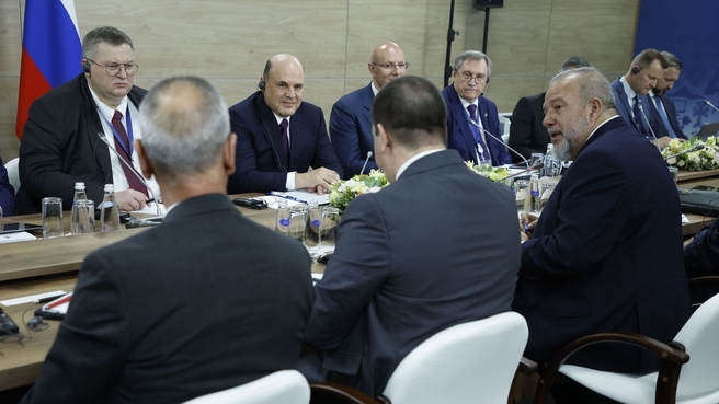 Встреча Михаила Мишустина с Премьер-министром Республики Куба Мануэлем Марреро Крусом