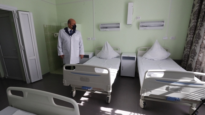 Михаил Мишустин посетил Курскую областную клиническую больницу