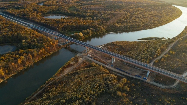 Мост через реку Суру трассы М-12 «Восток»