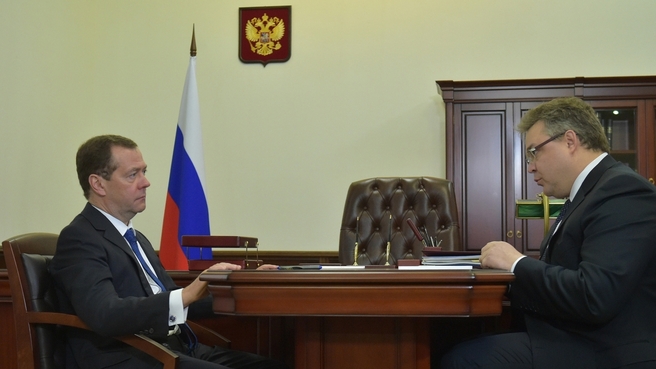 Встреча с губернатором Ставропольского края Владимиром Владимировым