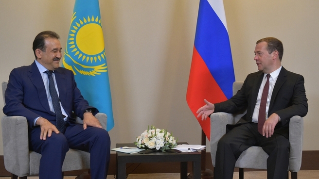 Беседа с Премьер-министром Казахстана Каримом Масимовым