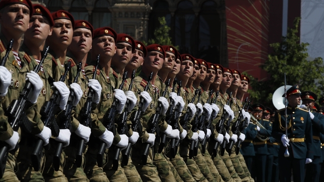 Военный парад в ознаменование 75-й годовщины Победы в Великой Отечественной войне