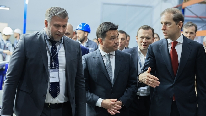 Денис Мантуров принял участие в открытии завода «Меттойл» в Сергиевом Посаде