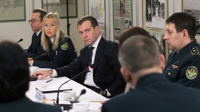 Встреча Дмитрия Медведева с сотрудниками Федеральной таможенной службы