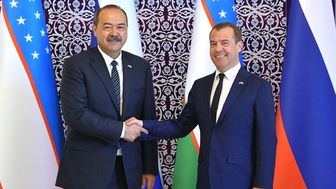 Meeting with Prime Minister of Uzbekistan Abdulla Aripov
