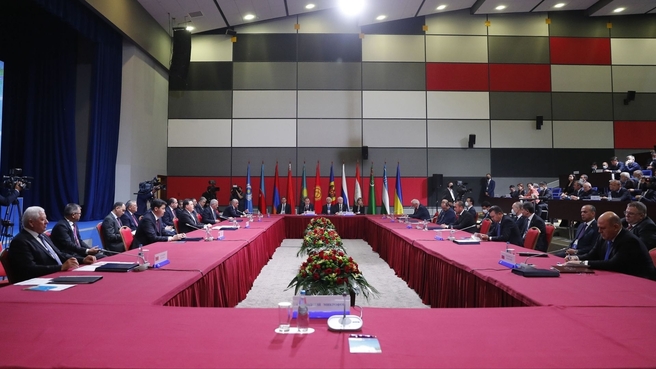 Заседание Совета глав правительств государств – участников СНГ в расширенном составе