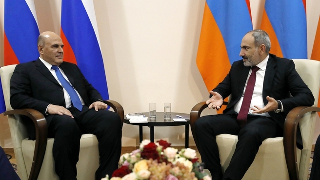 With Prime Minister of the Republic of Armenia Nikol Pashinyan