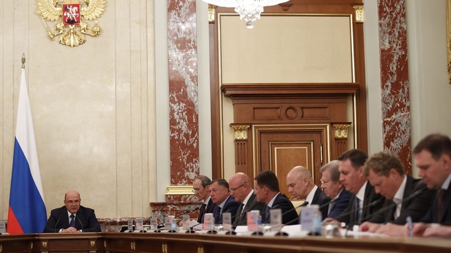 Заседание президиума Правительственной комиссии по повышению устойчивости российской экономики в условиях санкций