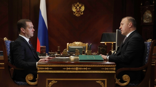Встреча  с главой Республики Адыгея Муратом Кумпиловым