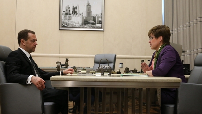 Встреча с временно исполняющей обязанности губернатора Забайкальского края Натальей Ждановой