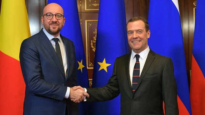 Talks with Prime Minister of the Kingdom of Belgium Charles Michel