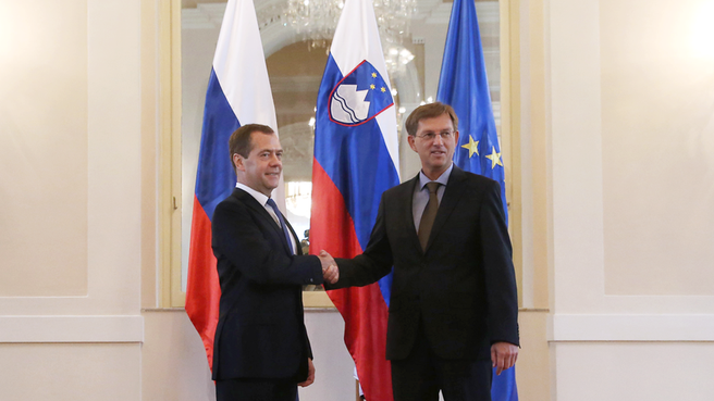 С Председателем Правительства Словении Мирославом Цераром
