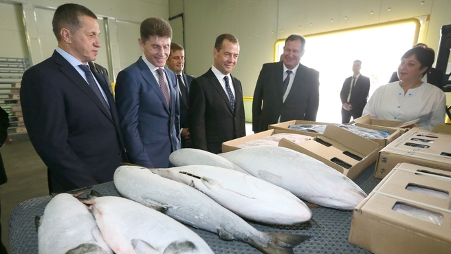 Посещение рыбоперерабатывающего завода «Соловьёвка»