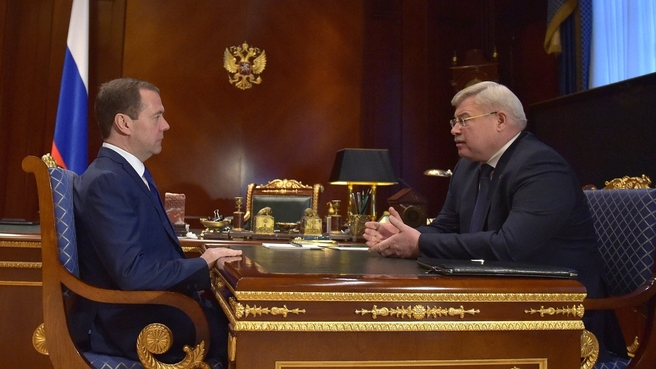 Встреча с губернатором Томской области Сергеем Жвачкиным