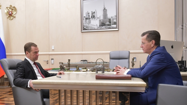 Встреча с губернатором Астраханской области Александром Жилкиным