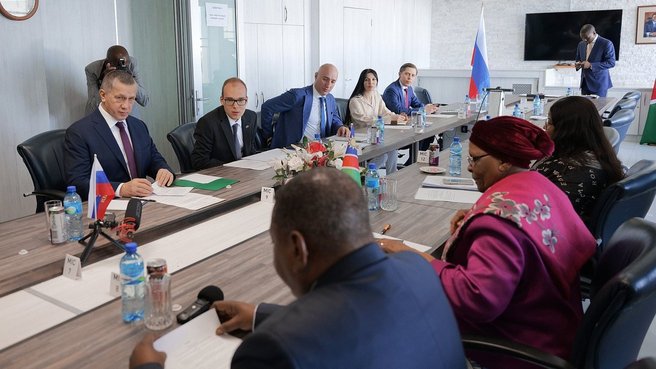 Встреча сопредседателей Межправительственной Российско-Намибийской комиссии по торгово-экономическому сотрудничеству