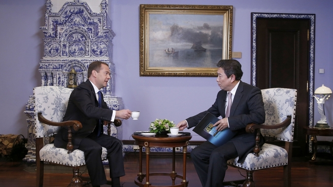 Dmitry Medvedev’s interview with China Central Television