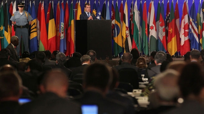 Выступление на третьей сессии пленарного заседания Конференции ООН по устойчивому развитию «Рио+20»