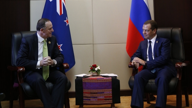 Встреча с Премьер-министром Новой Зеландии Джоном Ки