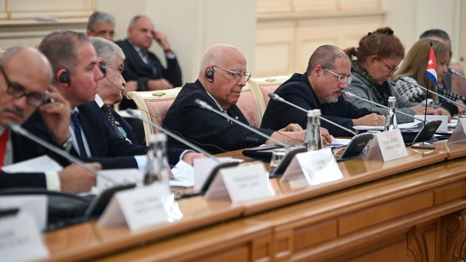 Deputy Prime Minister of the Republic of Cuba Ricardo Cabrisas at the 19th meeting of the Russian-Cuban Intergovernmental Commission